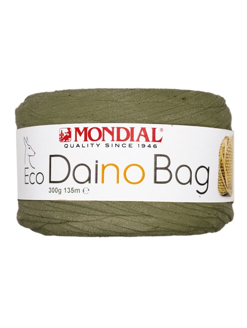 Mondial filato ECO DAINO BAG   gom. 330 gr 135 mt Uncinetto 4.5-5.5