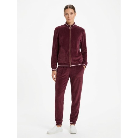 Bisbigli donna art.47764 Tuta Zip con Collo in Felpa di cotone elasticizzata