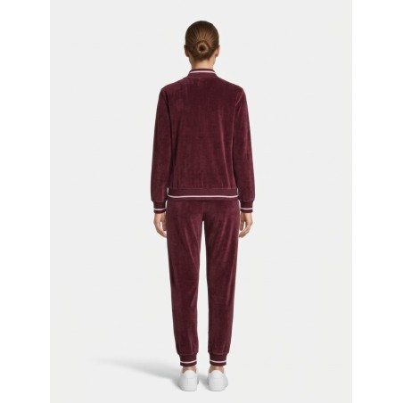 Bisbigli donna art.47764 Tuta Zip con Collo in Felpa di cotone elasticizzata